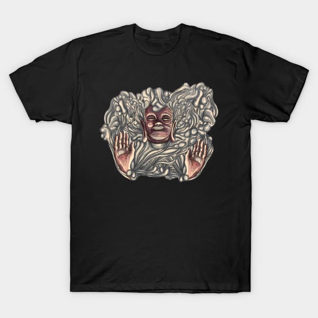 Buddha Bath T-Shirt by fakeface